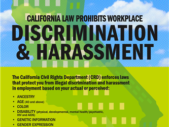Workplace discrimination poster 1